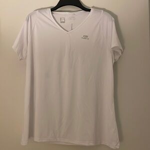 White athletic tee shirt